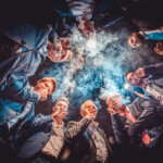 Hochzeitsfotograf La Villa Charles Diehle Gruppenfoto